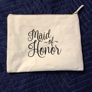 MAID OF HONOR Canvas All Purpose Bag - L9xW11